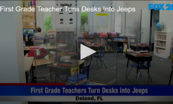 First Grade Teacher Tuns Desks Into Jeeps