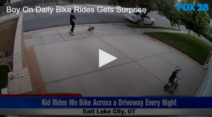 2020-08-31 Boy On Daily Bike Rides Gets Surprise FOX 28 Spokane