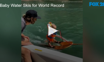 Baby Water Skis for World Record