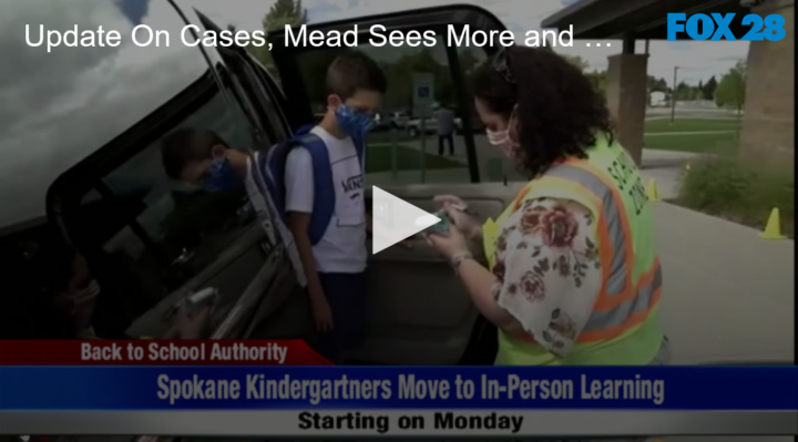 2020-10-01 Update On Cases, Mead Sees More and Updates On Schools Around The Region FOX 28 Spokane