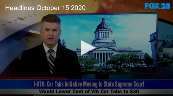 2020-10-15 Headlines October 15, 2020 FOX 28 Spokane