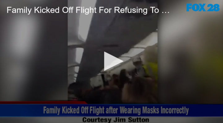 2020-10-22 Family Kicked Off Flight for Refusing to Wear Masks Properly FOX 28 Spokane