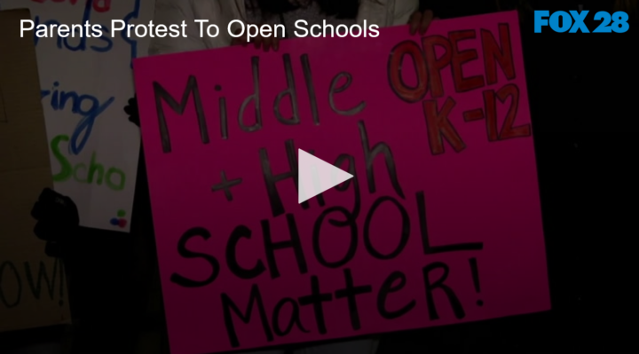 2020-10-22 Parents Protest To Open Schools FOX 28 Spokane