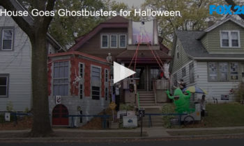 House Goes Ghostbusters for Halloween