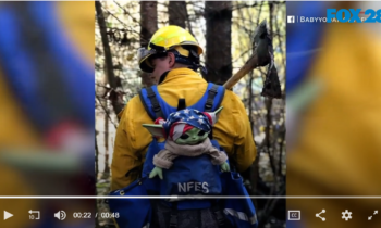 Baby Yoda Helps Oregon Firefighters