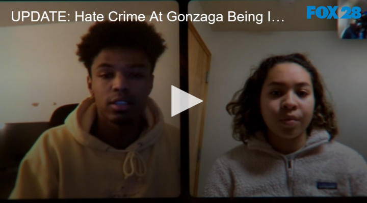 2020-11-12 UPDATE Hate Crime At Gonzaga Being Investigated FOX 28 Spokane