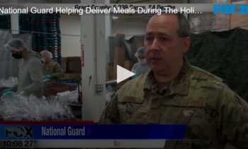 National Guard Helping Deliver Meals During The Holidays