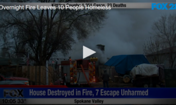 Overnight Fire Leaves 10 People Homeless