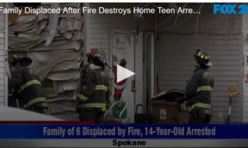 Family Displaced After Fire Destroys Home, Teen Arrested