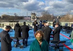 Rep. Cathy McMorris-Rodgers attends President Biden's inauguration