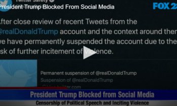 President Trump Blocked From Social Media