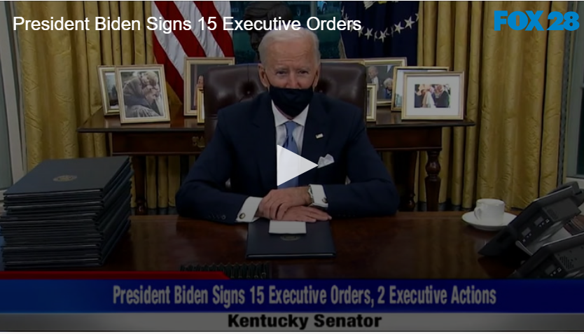 President Biden Signs 15 Executive Orders | FOX 28 Spokane