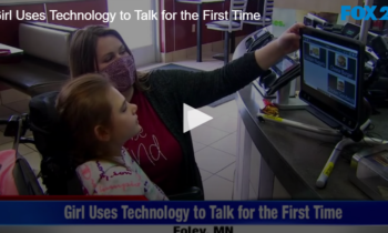 Girl Uses Technology to Talk for the First Time