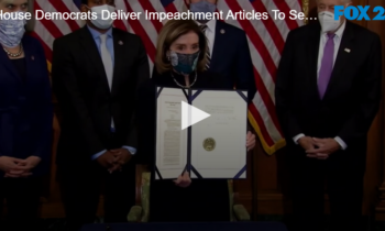 House Democrats Deliver Impeachment Articles To Senate