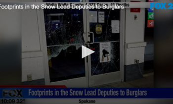 Footprints in the Snow Lead Deputies to Burglars