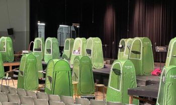 Wenatchee School uses ‘band pods’ to keep musicians safe from COVID-19