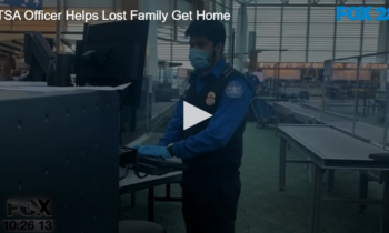 TSA Officer Helps Lost Family Get Home