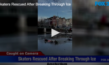 Skaters Rescued After Breaking Through Ice