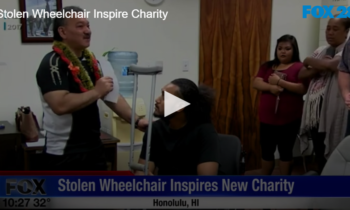 Stolen Wheelchair Inspire Charity