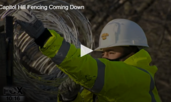 Capitol Hill Fencing Coming Down