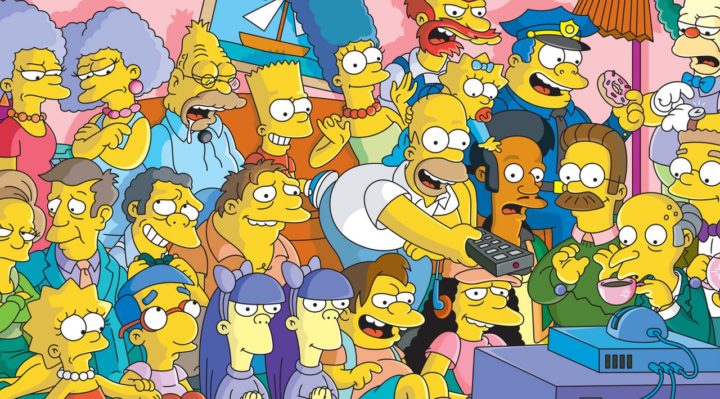 full cast of simpsons animated characters