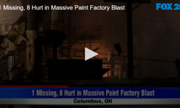 1 Missing, 8 Hurt in Massive Paint Factory Blast