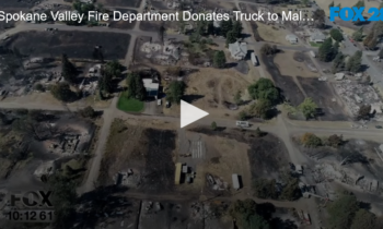 Spokane Valley Fire Department Donates Truck to Malden