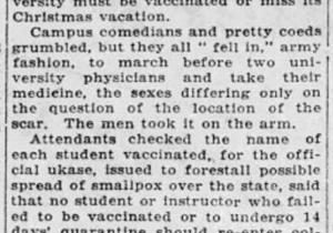 Looking back: Vaccine mandates in the past at universities, railroads, and more