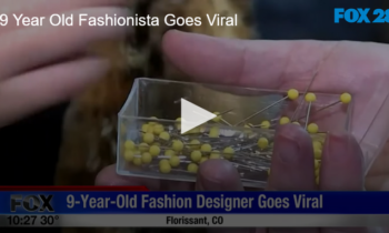 9 Year Old Fashionista Goes Viral