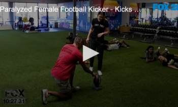 Paralyzed Football Kicker – Kicks Again!