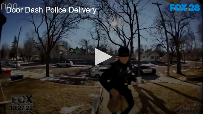 2022-01-28 at 10-07-55 Door Dash Police Delivery FOX 28 Spokane