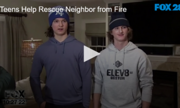 Teens Help Rescue Neighbor from Fire