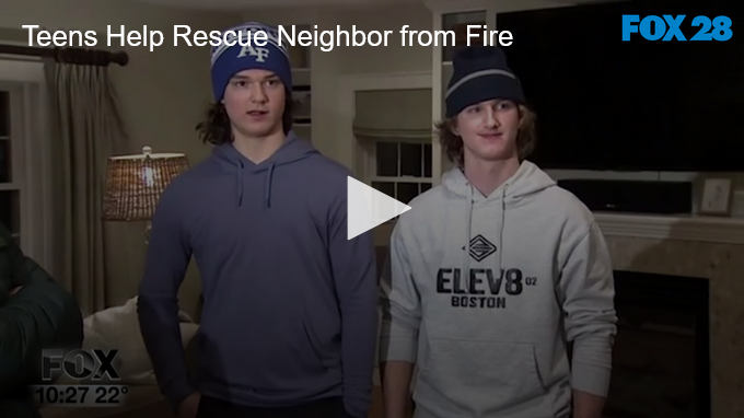 2022-02-03 at 09-47-31 Teens Help Rescue Neighbor from Fire FOX 28 Spokane