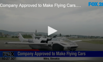 Company Approved to Make Flying Cars