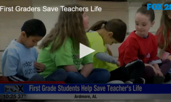 First Graders Save Teacher Life