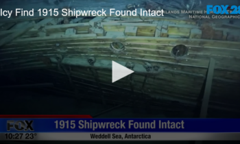 Icy Find: 1915 Shipwreck Found Intact