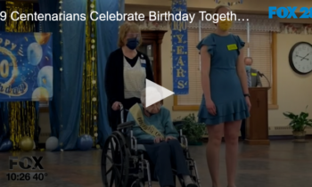 9 Centenarians Celebrate Birthday Together