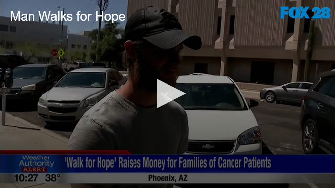 Man Diagnosed with Cancer ‘Walks for Hope’ Across Country FOX 28 Spokane