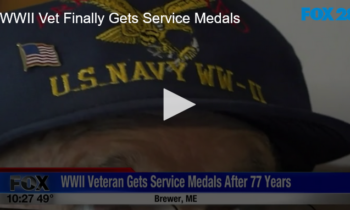 WWII Vet Finally Gets Service Medals