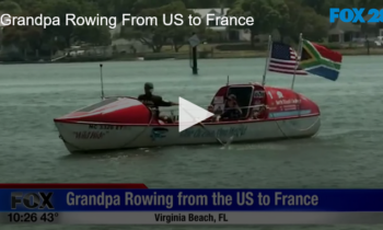 Grandpa Rowing From US to France