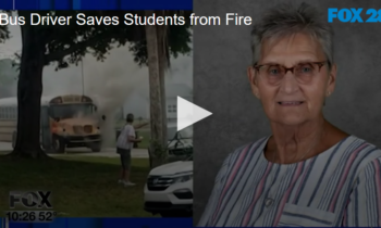 Bus Driver Saves Students from Fire