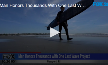 Man Honors Thousands With One Last Wave Project