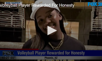 Volleyball Player Rewarded For Honesty