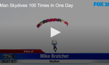 Man Skydives 100 Times In One Day