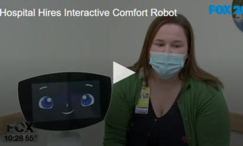 Hospital Hires Interactive Comfort Robot