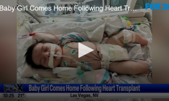 Baby Girl Comes Home Following Heart Transplant