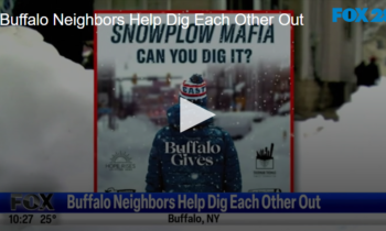 Buffalo Neighbors Help Dig Each Other Out