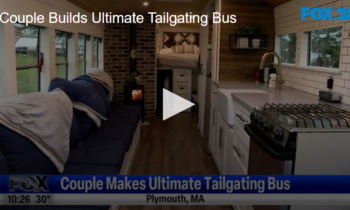 Couple Builds Ultimate Tailgating Bus