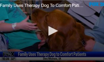 Family Uses Therapy Dog To Comfort Patients