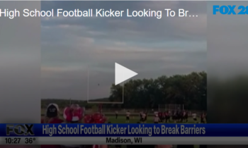 High School Football Kicker Looking to Break Barriers